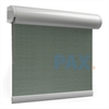 Afbeelding van Rolgordijn brede ramen Cassette rond - Glans multicolor grijs Transparant