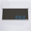 Afbeelding van Rolgordijn brede ramen Cassette rond - Luxe donkerbruin  gemeleerd Transparant