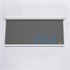 Afbeelding van Rolgordijn brede ramen Cassette rond - Luxe donkergrijs  gemeleerd Transparant