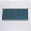 Afbeelding van Rolgordijn brede ramen Cassette rond - Luxe zeeblauw Transparant