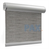 Afbeelding van Rolgordijn XL luxe cassette rond - Modern grijs bruin small Semi transparant