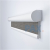 Afbeelding van Rolgordijn XL luxe cassette rond - Modern grijs bruin small Semi transparant