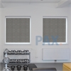 Afbeelding van Rolgordijn XL luxe cassette rond - Modern grijs bruin small Semi transparant