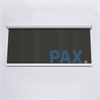 Afbeelding van Rolgordijn XL luxe cassette rond - Bruin zwart Semi transparant