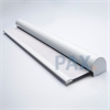 Afbeelding van Rolgordijn XL luxe cassette rond - Wit parel Semi transparant