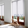 Afbeelding van Rolgordijn XL luxe cassette rond - Wit parel Semi transparant