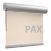 Afbeelding van Rolgordijn XL luxe cassette rond - Beige parel Semi transparant