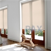 Afbeelding van Rolgordijn XL luxe cassette rond - Beige parel Semi transparant