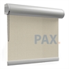 Afbeelding van Rolgordijn XL luxe cassette rond - Taupe army Semi transparant