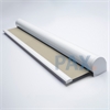Afbeelding van Rolgordijn XL luxe cassette rond - Taupe army Semi transparant