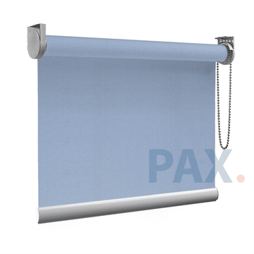 Afbeeldingen van Rolgordijn op maat goedkoop - Licht blauw macaron Semi transparant