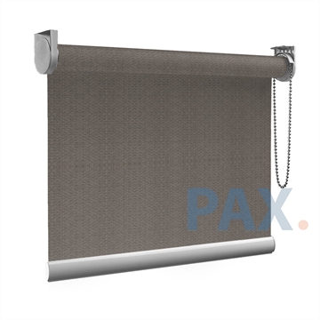 Afbeeldingen van Standaard Rolgordijn op maat - Luxe bruin  gemeleerd Transparant