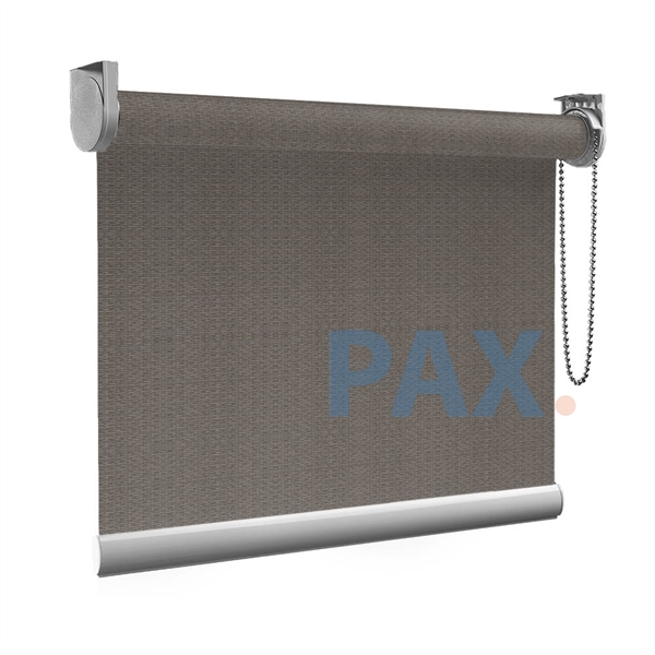 Afbeelding van Standaard Rolgordijn op maat - Luxe bruin  gemeleerd Transparant