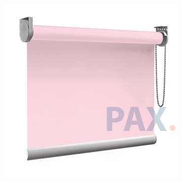 Afbeeldingen van XL Rolgordijn op maat Zijsteunen - Roze licht macaron Verduisterend