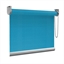 Afbeeldingen van Rolgordijn Breed Montagesteunen - Turqoise/Azuur blauw Semi transparant