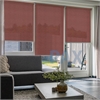Afbeelding van Rolgordijn op maat Brede ramen - Glans rood Transparant