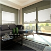 Afbeelding van Rolgordijn op maat Brede ramen - Luxe olijfgroen Transparant