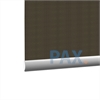 Afbeelding van Rolgordijn op maat met Kliksysteem - Gemeleerd bruin geweven Semi transparant