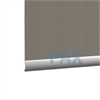 Afbeelding van Rolgordijn op maat met Kliksysteem - Antraciet Grijsbruin Semi transparant