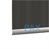 Afbeelding van Rolgordijn op maat met Kliksysteem - Bruin zwart Semi transparant