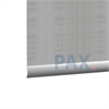 Afbeelding van Rolgordijn op maat met Kliksysteem - Lichtgrijs wit verticaal gemeleerd Semi transparant