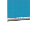 Afbeelding van Rolgordijn op maat met Kliksysteem - Turqoise/Azuur blauw Semi transparant