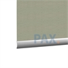 Afbeelding van Rolgordijn op maat Klik-en-klaar - Glans bruingrijs met streep Transparant