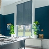 Afbeelding van Rolgordijn op maat Klik-en-klaar - Luxe zeeblauw Transparant