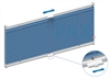 Afbeelding van Top down bottom up Aluminium jaloezie (zonder boren of schroeven)