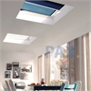 Afbeelding van Plissegordijnen elektrische lichtkoepel / lichtstraat / plafond (automatisch)