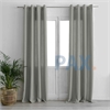 Afbeelding van Inbetween gordijn linnenlook kleur Wit-blauw-grijs - New York