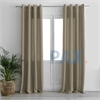 Afbeelding van Inbetween gordijn linnenlook kleur Almond-beige - New York