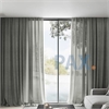 Afbeelding van Inbetween gordijn linnenlook kleur Wit-blauw-grijs - New York