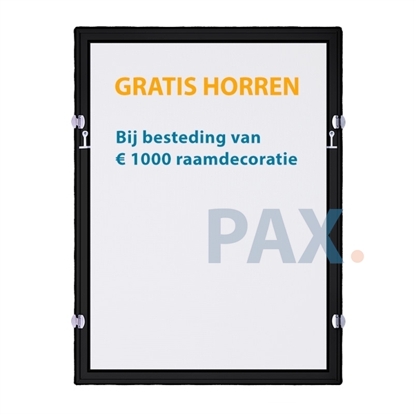 Klemhor draai-kiep-ramen kunststof, hout en aluminium op maat