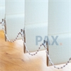 Afbeelding van Witte Lamellen luxe stoffen (89mm breed) op maat