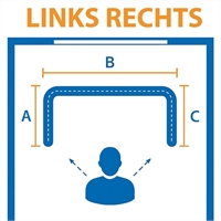 Bocht links rechts [ € 58,40 ]