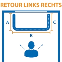 Retour bocht links rechts [ € 58,40 ]