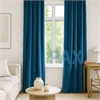 Afbeelding van Luxe velours gordijnen 95% Verduisterend Blauw - Capri
