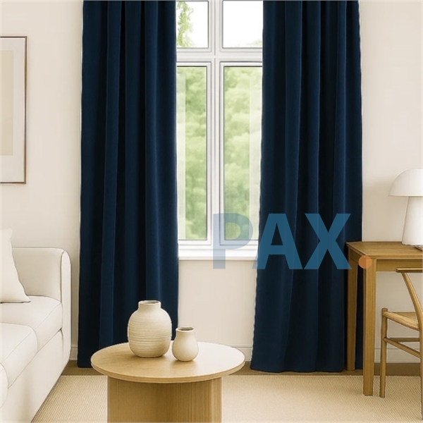 Luxe velours gordijnen 95% Verduisterend Donkerblauw - Capri 
