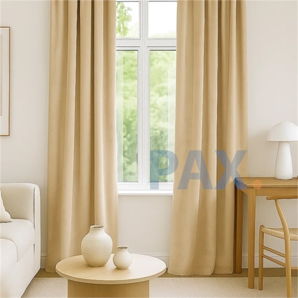 Luxe velours gordijnen 95% Verduisterend Beige - Capri