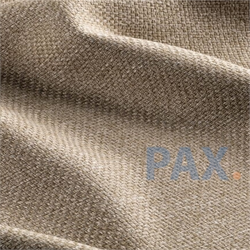 Afbeeldingen van Zand kleur grof geweven 100% verduisterende overgordijnen Venezia Weave