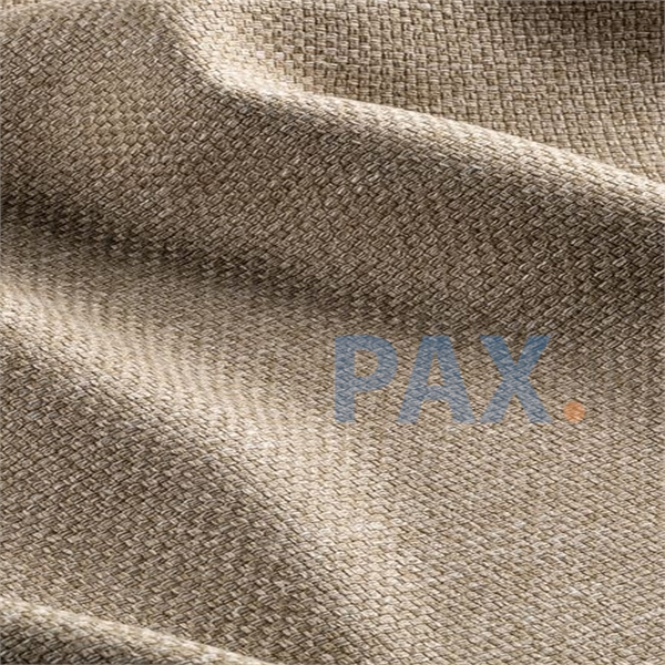 Afbeelding van Zand kleur grof geweven 100% verduisterende overgordijnen Venezia Weave