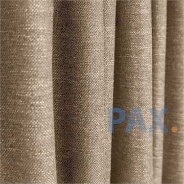 Afbeeldingen van Zand kleur grof geweven 100% verduisterende overgordijnen Venezia Weave