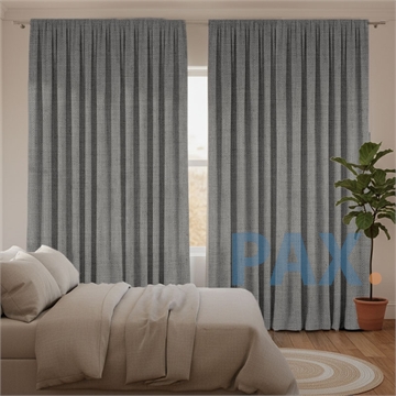 Afbeeldingen van Blackout 100% verduisterende gordijnen - Texas Road - Gemeleerd kleur zandgrijs