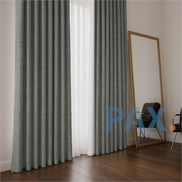 Afbeeldingen van Blackout 100% verduisterende gordijnen - Texas Road - Gemeleerd kleur donkergrijs