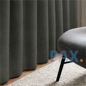 Blackout 100% verduisterende gordijnen - Texas Road - Gemeleerd kleur donkergrijs
