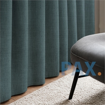 Afbeeldingen van Blackout 100% verduisterende gordijnen - Texas Road - Gemeleerd kleur jeansblauw