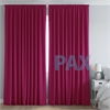 Afbeelding van Dim-out satijn look gordijnen op maat Uni kleur Fuchsia roze - Phoenix
