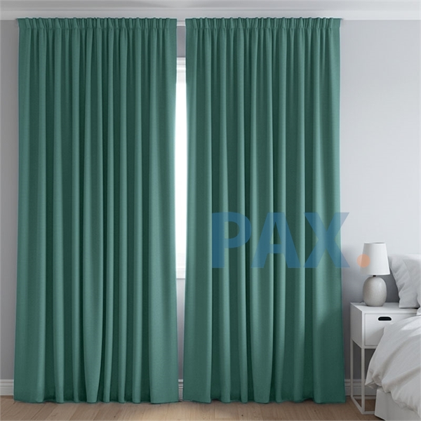 Afbeelding van Dim-out satijn look gordijnen op maat Uni kleur Mintgroen - Phoenix