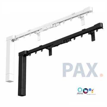 Elektrische slimme Gordijnrails 230V met WIFI (bediening via app, smart-home en/of Google/Alexa/Apple)